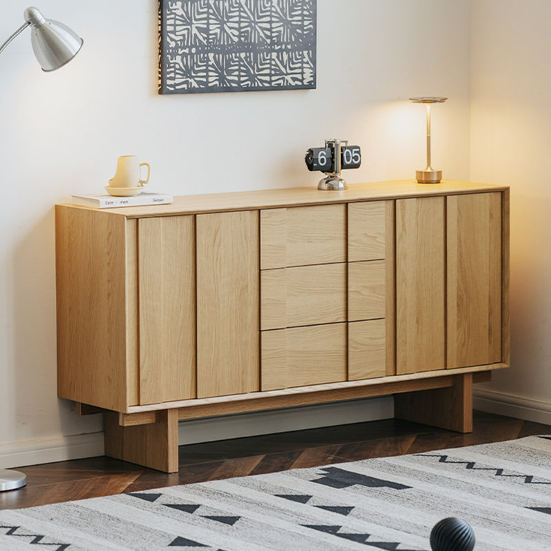 Buffet de rangement Modern Minimalist, H 31,49 po x l 59,05 po x P 15,74 po