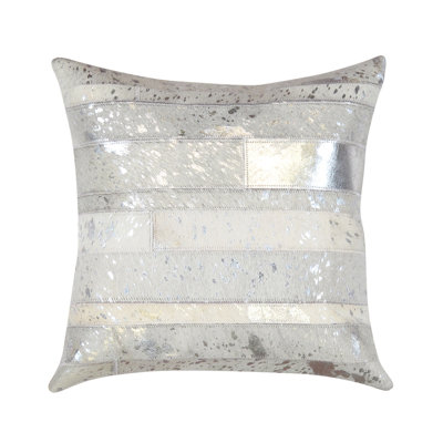 Safari Cowhide Throw Square Pillow Cover & Insert