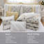 Ensemble de literie en coton de style campagnard, édredon en polyester jaune, décoration de chambre confortable