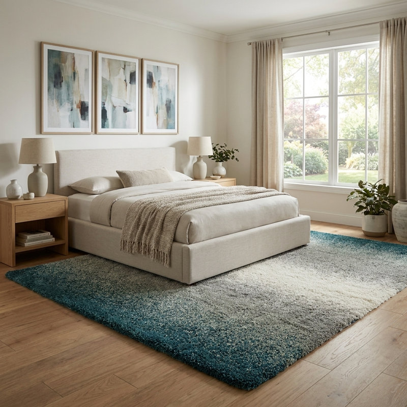  Tapis à poils longs Cloud, Rectangle 9 pi 10 po x 14 pi 1 po