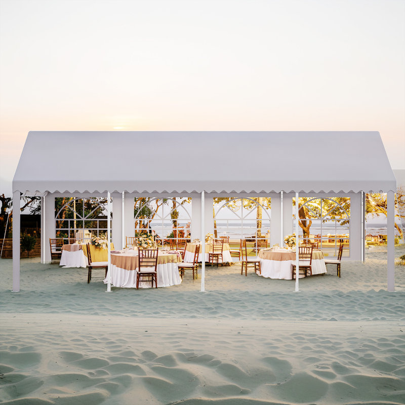 13 Ft. W x 26 Ft. D Galvanized Steel Gazebo