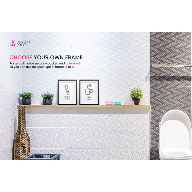 Ladies and Gentlemen 2 Piece Wall Art, 29.7cm H x 21cm W