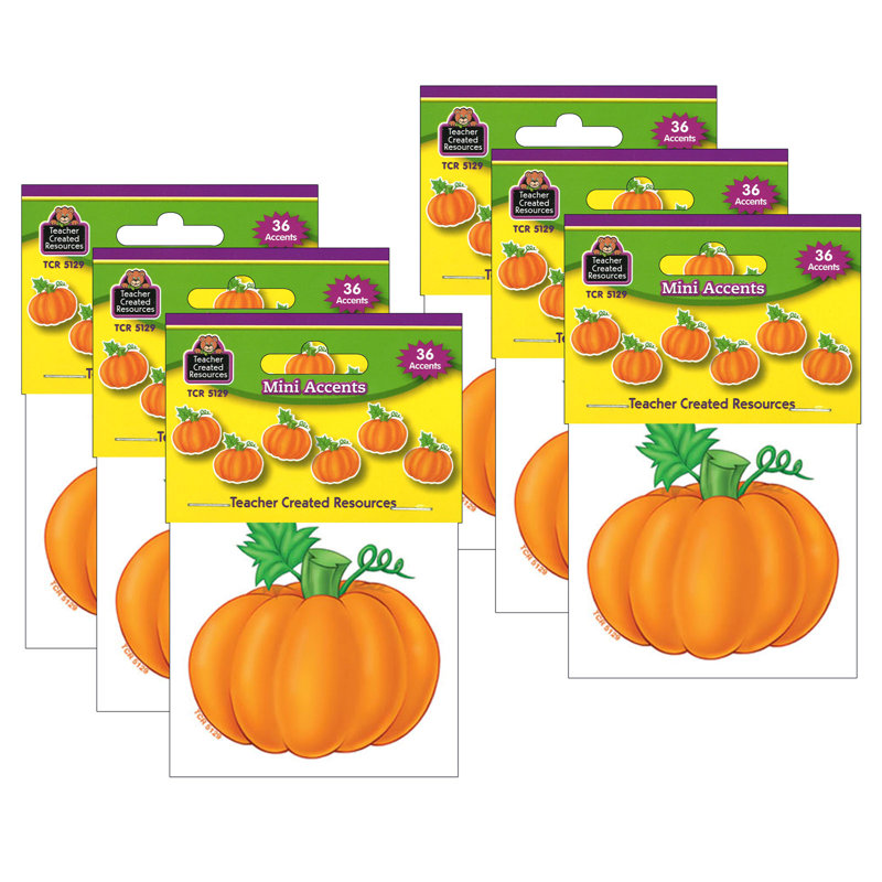 Mini-décorations citrouilles créées par l'enseignant