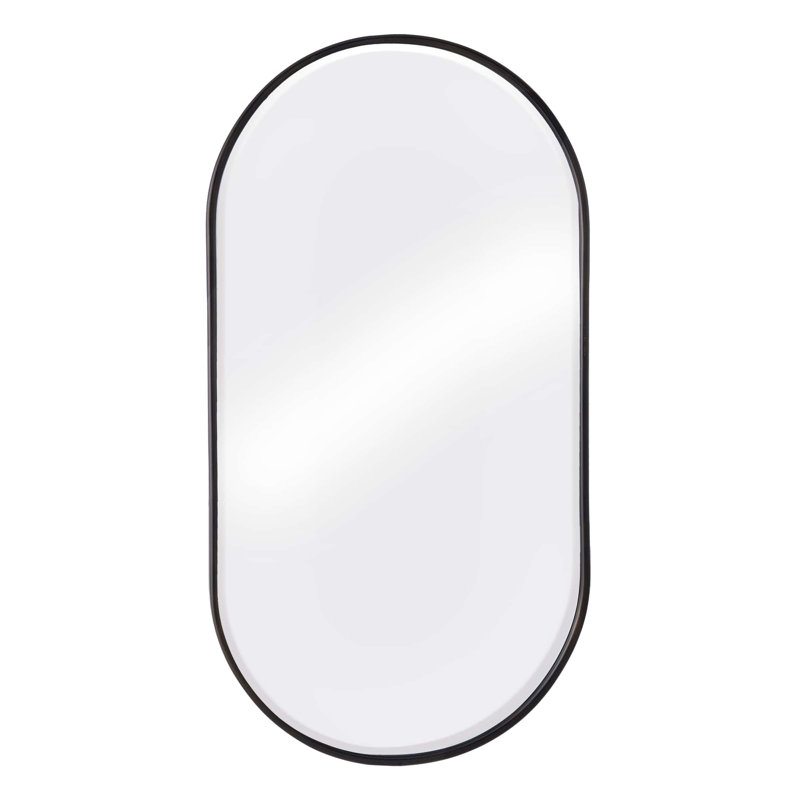 Vaquero Oval Brass Mirror