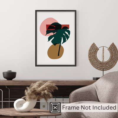 «Botanical Monstera Leaf III», reproduction d'art sans cadre