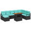 Ensemble repas 9 pièces vidaXL Garden-1343346686