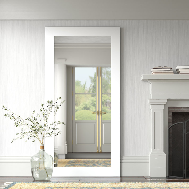 Miroir pleine grandeur Hast Coastal, H 72 po x l 39 po, Blanc