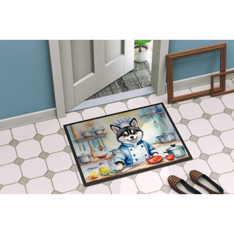 Edeltraud Non-Slip Indoor Only, Outdoor Doormat, 18" W x 27" L