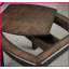 Table basse réversible en placage de bois brun Diletta