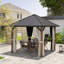 25 Ft. W x 25 Ft. D Metal Hardtop Gazebo
