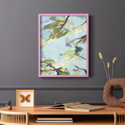 Aqua Sky Framed Print - Solid Wood