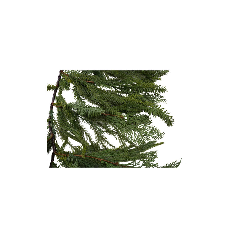 Mixed Pine and Iron Mantle Swag
