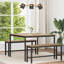 Metal Base Dining Table-320764912-320764917
