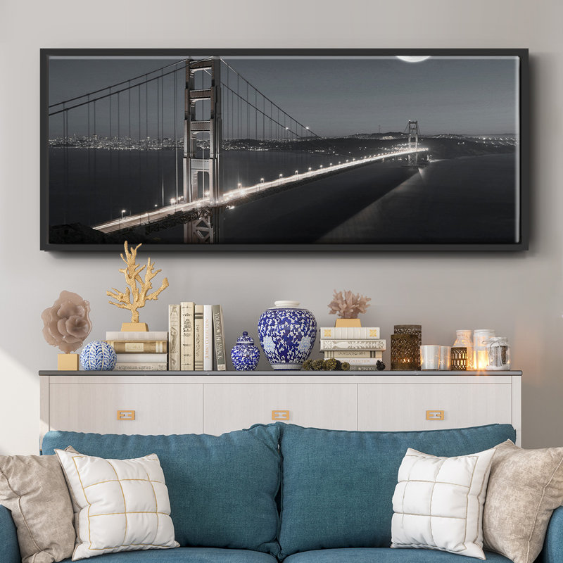 Moonrise- Framed Canvas