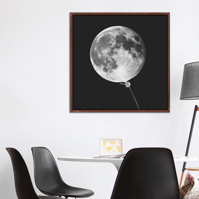 Moonballoon 1 Piece Wall Art on Canvas