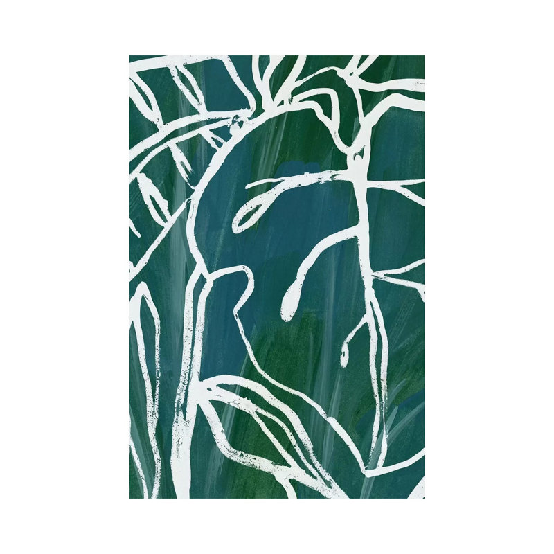 Jungle Batik II by June Erica Vess - Wrapped Canvas Gallery-Wrapped Canvas Giclée, 30.48cm H x 20.32cm W