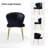 Euclid Modern Tufted Velvet Wingback Dining Chair-378649007