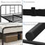 Metal-Framed Bed with High Headboard-847307026-845324174