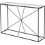 Butoves 120cm Glass Top Console Table