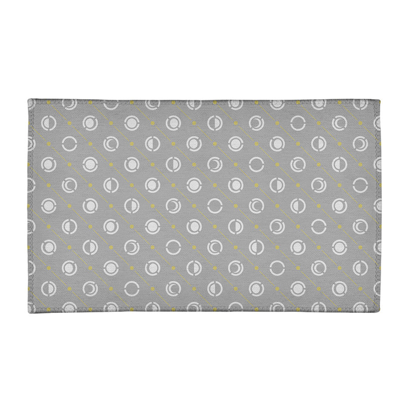 Chenille Geometric Indoor Rug, Rectangle 3' x 5'