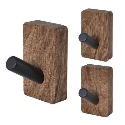 Solid Wood Iron Wall Hook