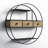 Normandy 3 Piece Circle Accent Shelf with Drawer