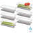 iDesign Set of 6 Fridge Produce Bins with Drainage Tray - Clear/Grey
