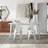 Mcpeters 31.5'' x 63'' Rectangular Metal Indoor-Outdoor Table Set with 4 Stack Chairs-21223473-98626315