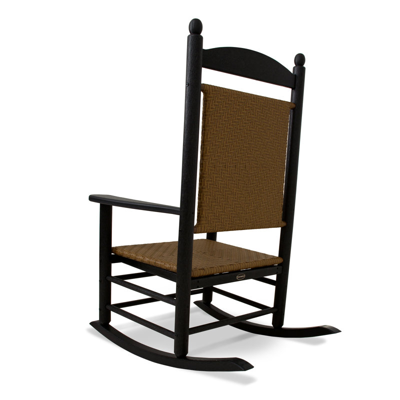 POLYWOOD® Jefferson Woven Rocking Chair & Reviews | Wayfair