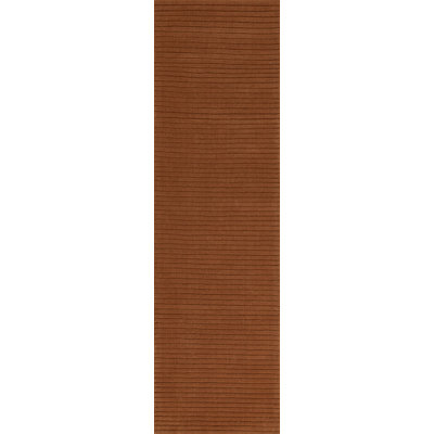 Guiness Hand Loomed Wool Rust Rug