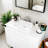 APRESSHUI 15'' Ceramic Rectangular Bathroom Sink with Faucet-98529879