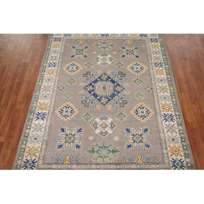 Geometric Kazak Oriental Rug 5