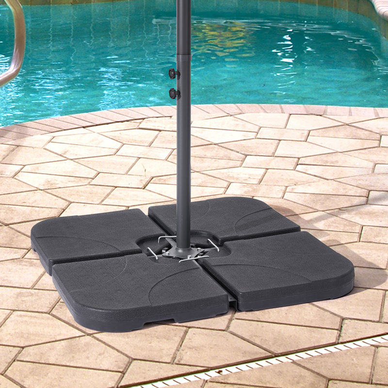 Base de parasol autoportante en plastique