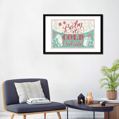 «Merry Little Christmas Baby It's Cold Out» par Janelle Penner - impression sur toile tendue