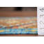 Tapis de couloir réversible multicolore en laine Kilim 3 x 10