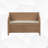 Linen Upholstered Storage Bench-2036836950
