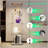 Tempered Glass Display Cabinet With Battery-Powered Light And Adjustable Feet, Ideal For Secure Storage And Elegant Display-109636743