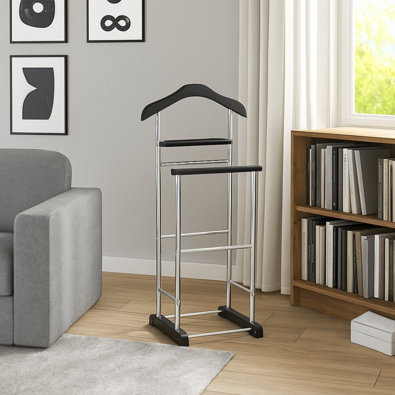 Fuji Freestanding Valet Stand, Black