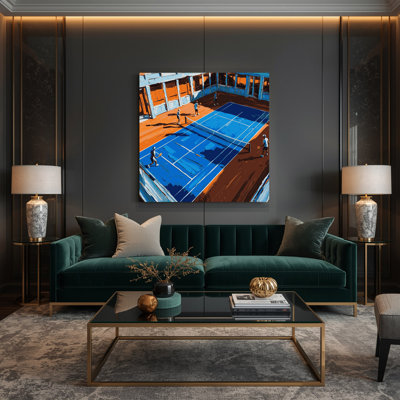 Art mural sur toile brun