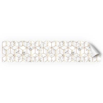 Gibbons 60cm W x 280cm L PVC Peel and Stick Panel