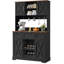 CLOSE-OUT Asharani 73"H Farmhouse Kitchen Pantry Cabinet-1169631142