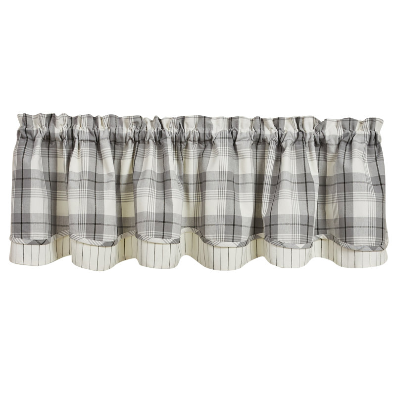 Limestone Lined Layered Valance 16"L