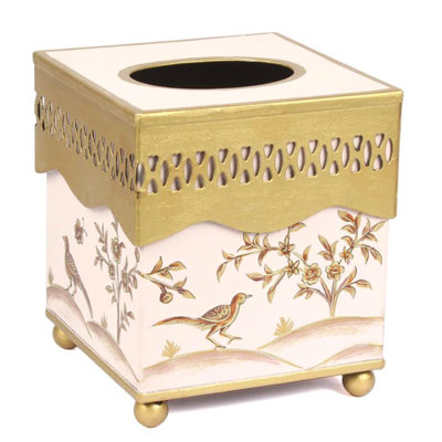 Bohan Gold Tissue Box Cover