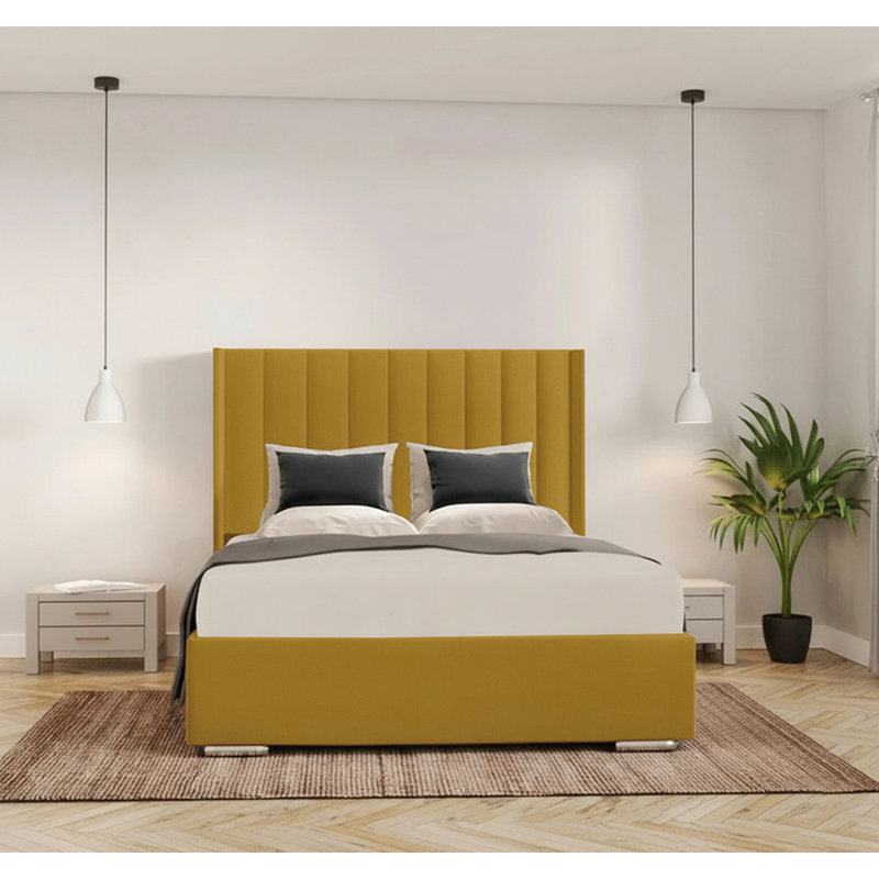 Chiedu Bed Frame, Single, Turmeric