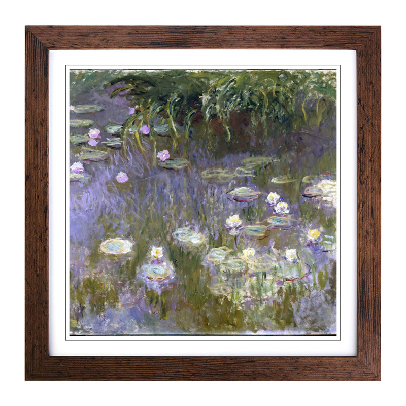 Claude Monet - Single Picture Frame Painting, Walnut