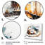 Train sur les rails - train de transport, reproduction d'art sur toile-1905209158-1905209165