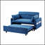 Canapé-lit coulissant de 55,1 pouces avec poches de rangement, 2 oreillers et ports USB pour un confort moderne-1623126228