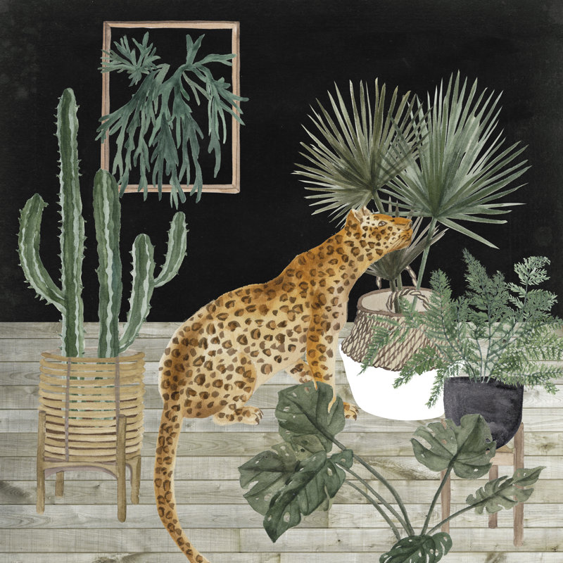 Jungle Home II by Melissa Wang - Wrapped Canvas Painting, 91cm H x 91cm W