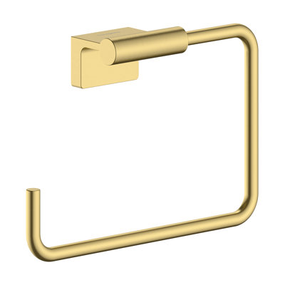 hansgrohe AddStoris S Towel Ring in Brushed Gold Optic