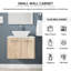 Ensemble de meuble-lavabo simple 24 po